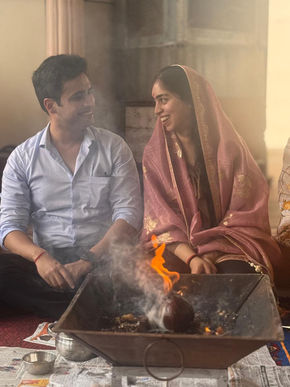 Pre-wedding havan ceremony